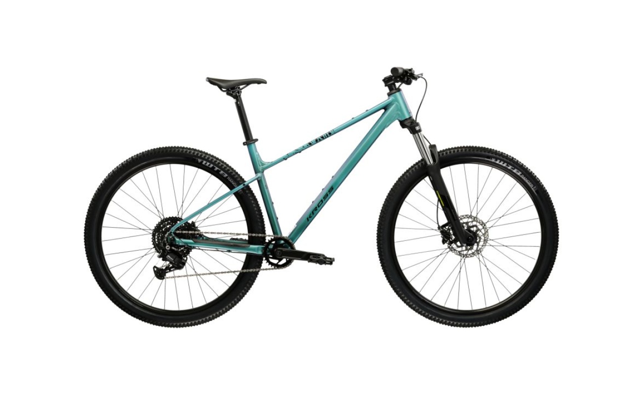 Bicicleta Kross Level X100 green-black - BikeGuru